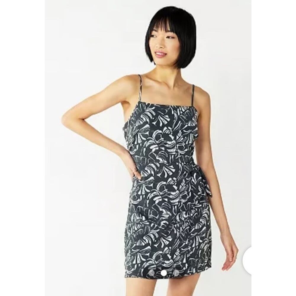 Nine West Side-Tie Faux Wrap Dress Womens Size Xl (1673)